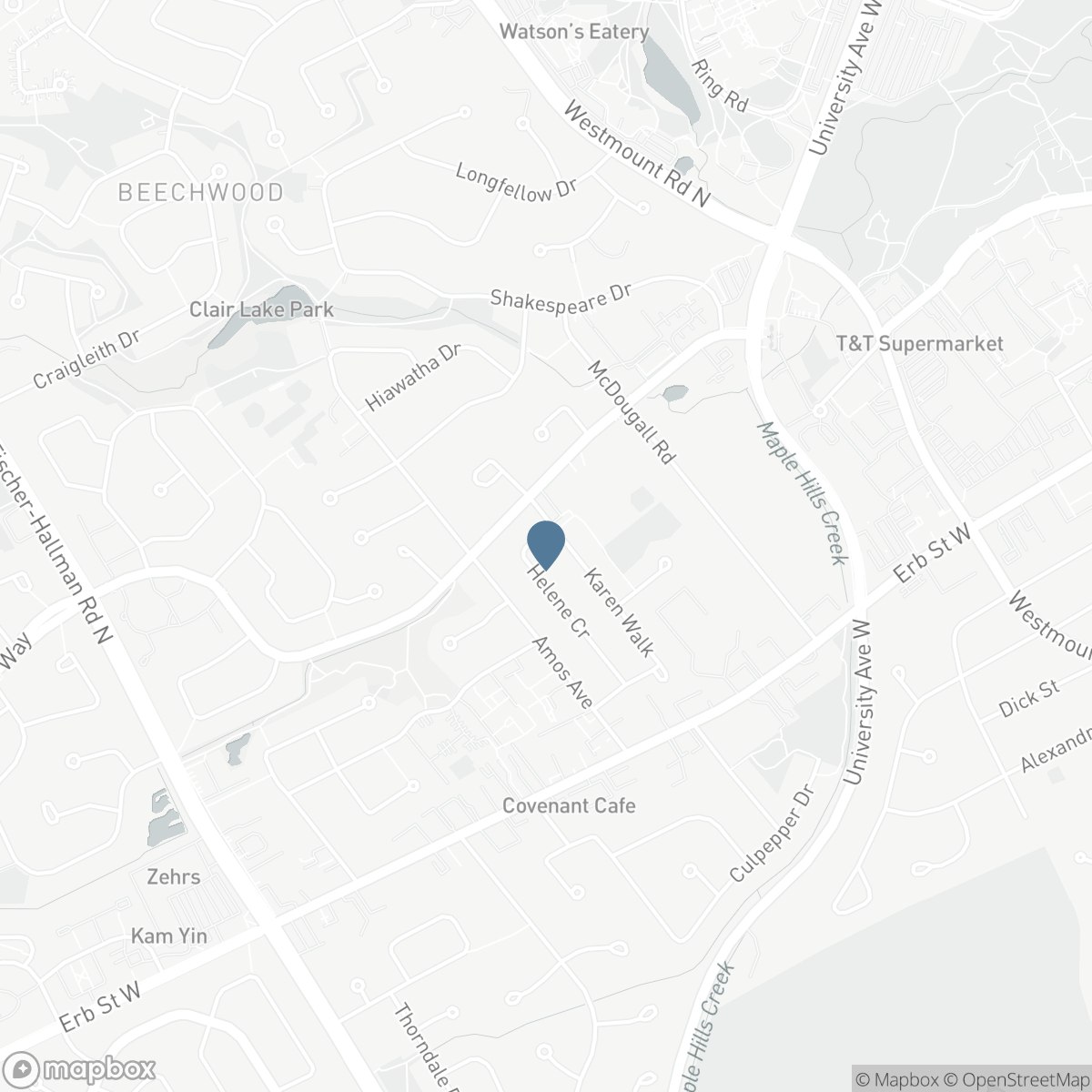 78 HELENE Crescent, Waterloo, Ontario N2L 5E5